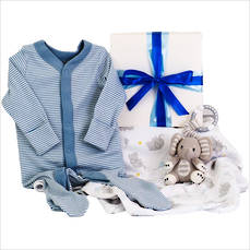 It's A Wrap Baby Gift - Blue