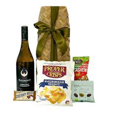 Wine and Nibbles Gift Basket