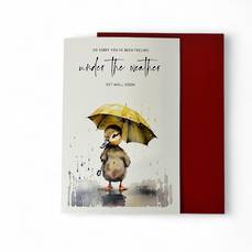 Greeting card GET WELL