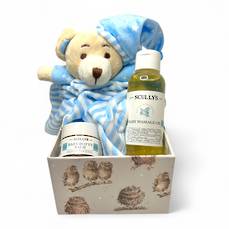 Sleepytime Baby Owl in Blue